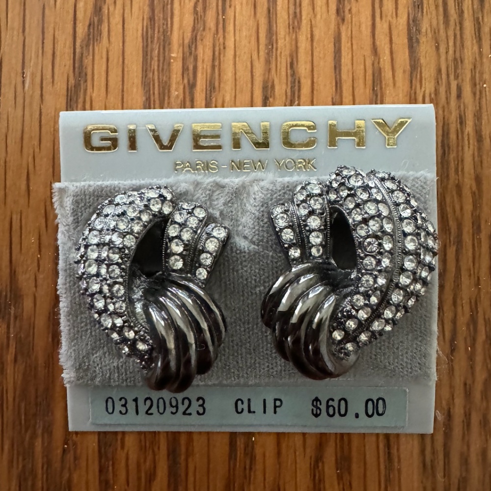 New Givenchy Clip On Earrings